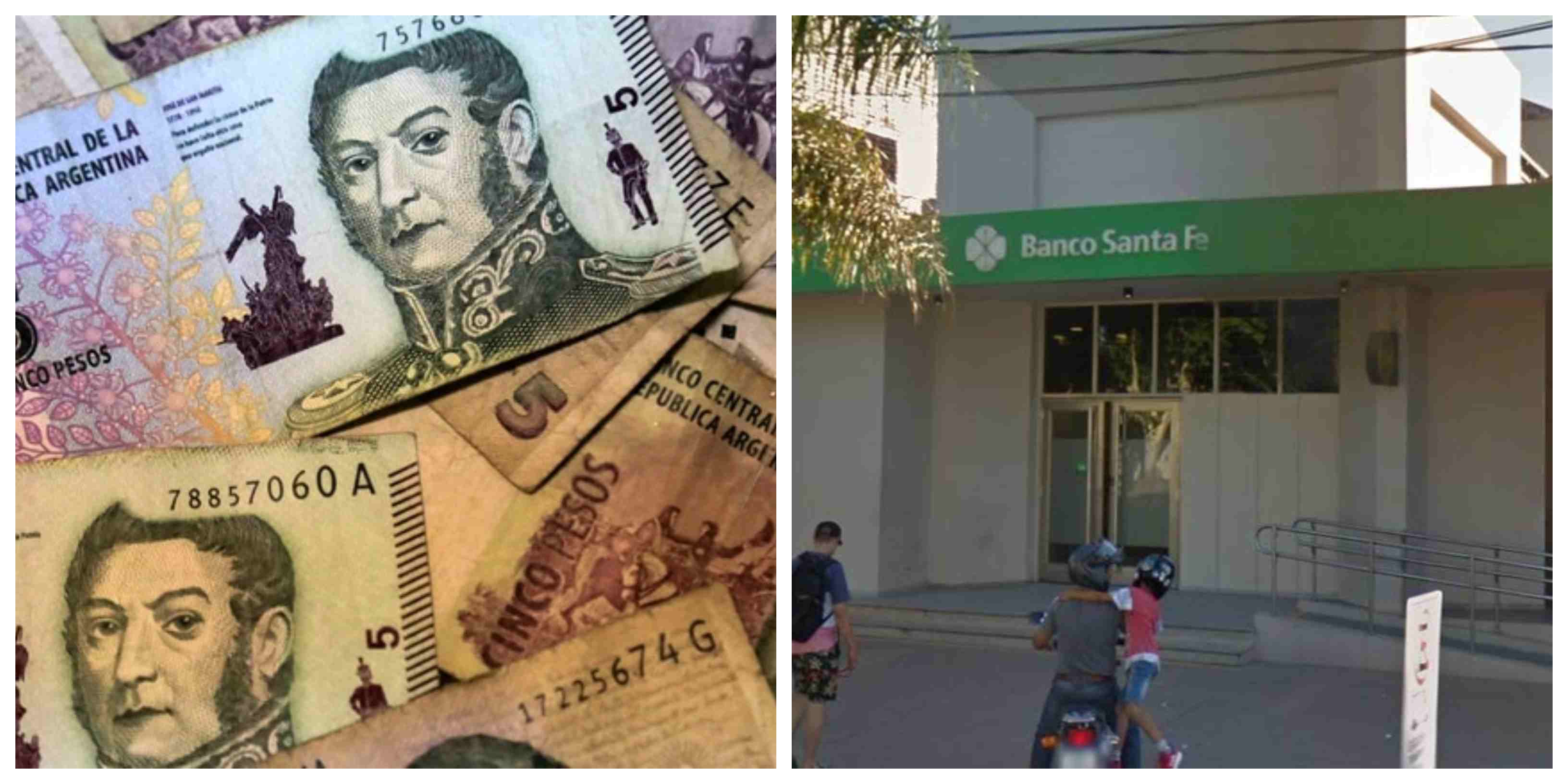 Por $350: Una pensionada pidió que le cambien billetes de cinco pesos ...